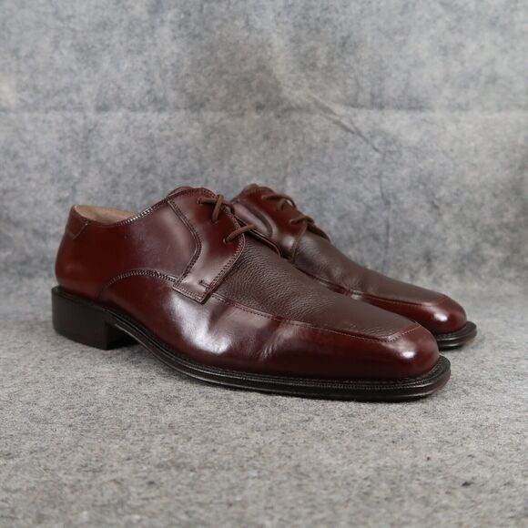 Giorgio Brutini Shoes Mens 12 Oxford Chukka Dress Classic Leather Lace Up Brown main image 13